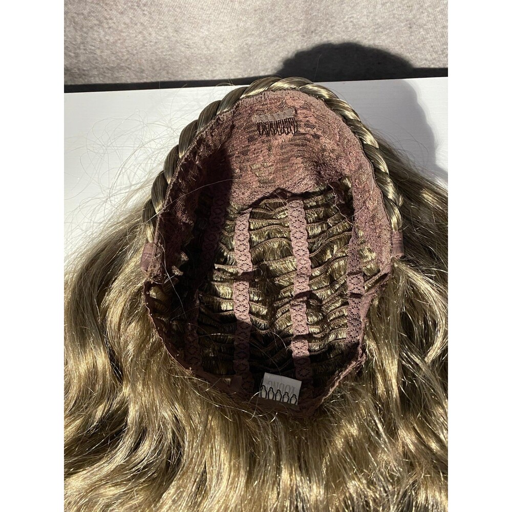 Paula Young Rosalie Wig A1410 Color 38 Medium Brown Grey Mix Mid-Length Wavy NIB - Picture 8 of 12